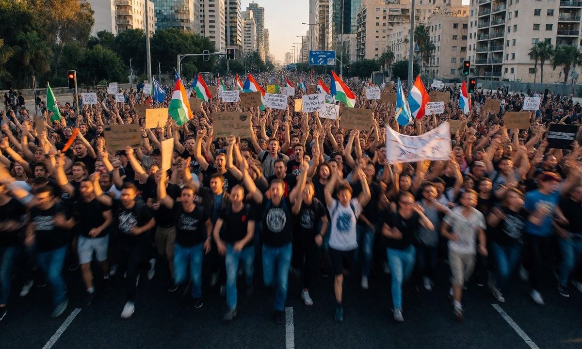 آلاف المتظاهرين في تل أبيب يطالبون بمحاسبة حكومة نتنياهو